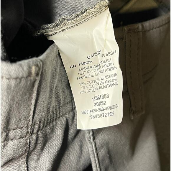NWT‎ Lee Men Active Stretch Motion Flex Waistband Slim Straight Pants Gray 30x32 - Picture 5 of 6